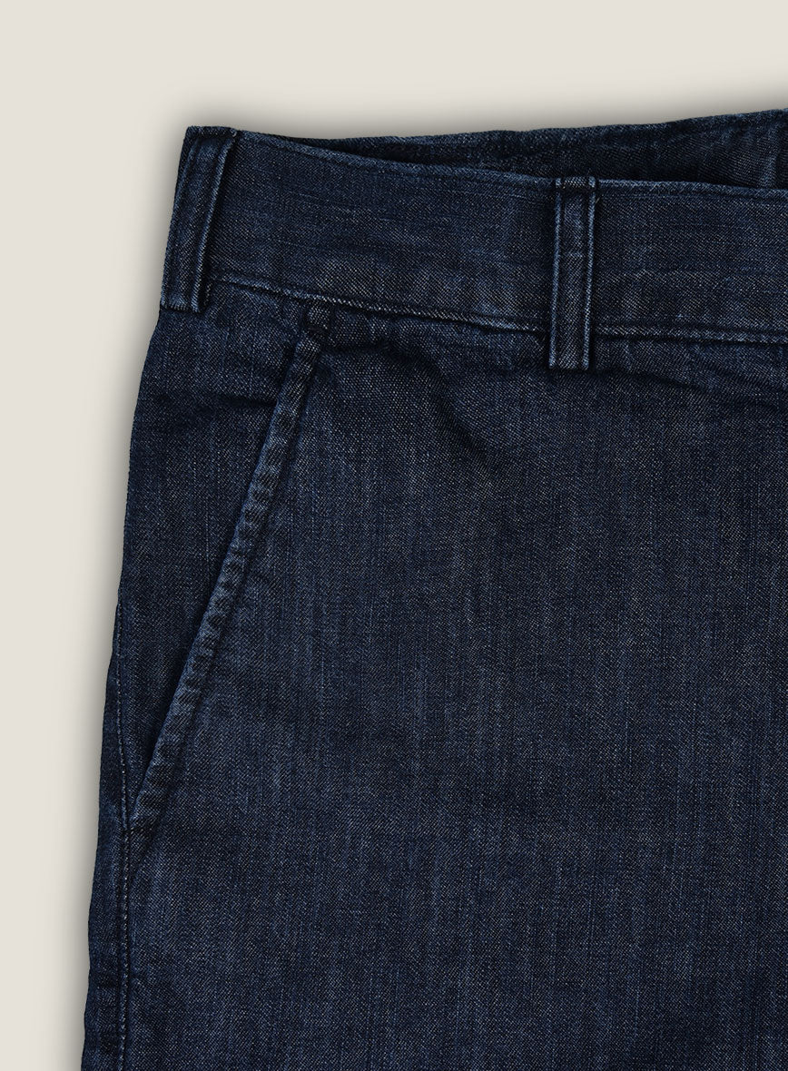 Light Weight Indigo Shorts - Image 3