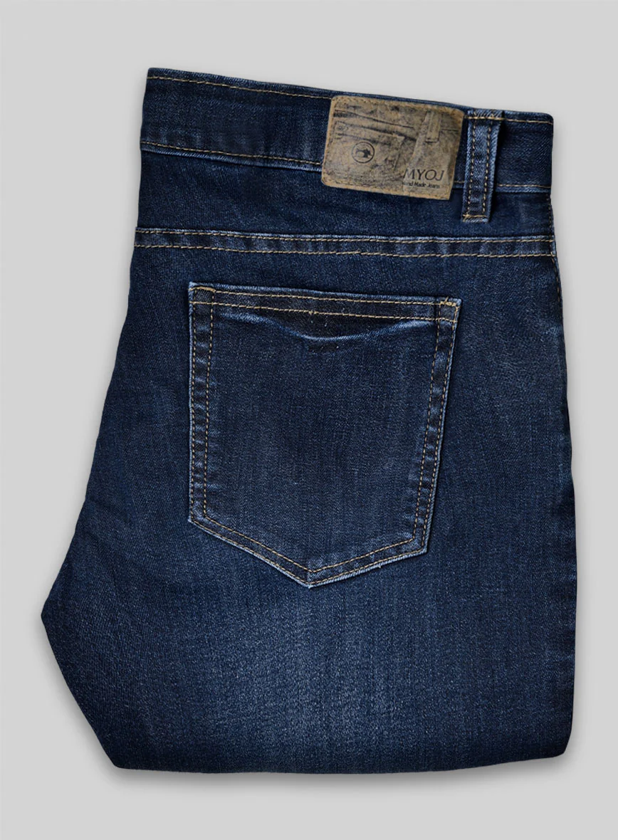 Light Weight Stretch Indigo Traveller Jeans - Image 4