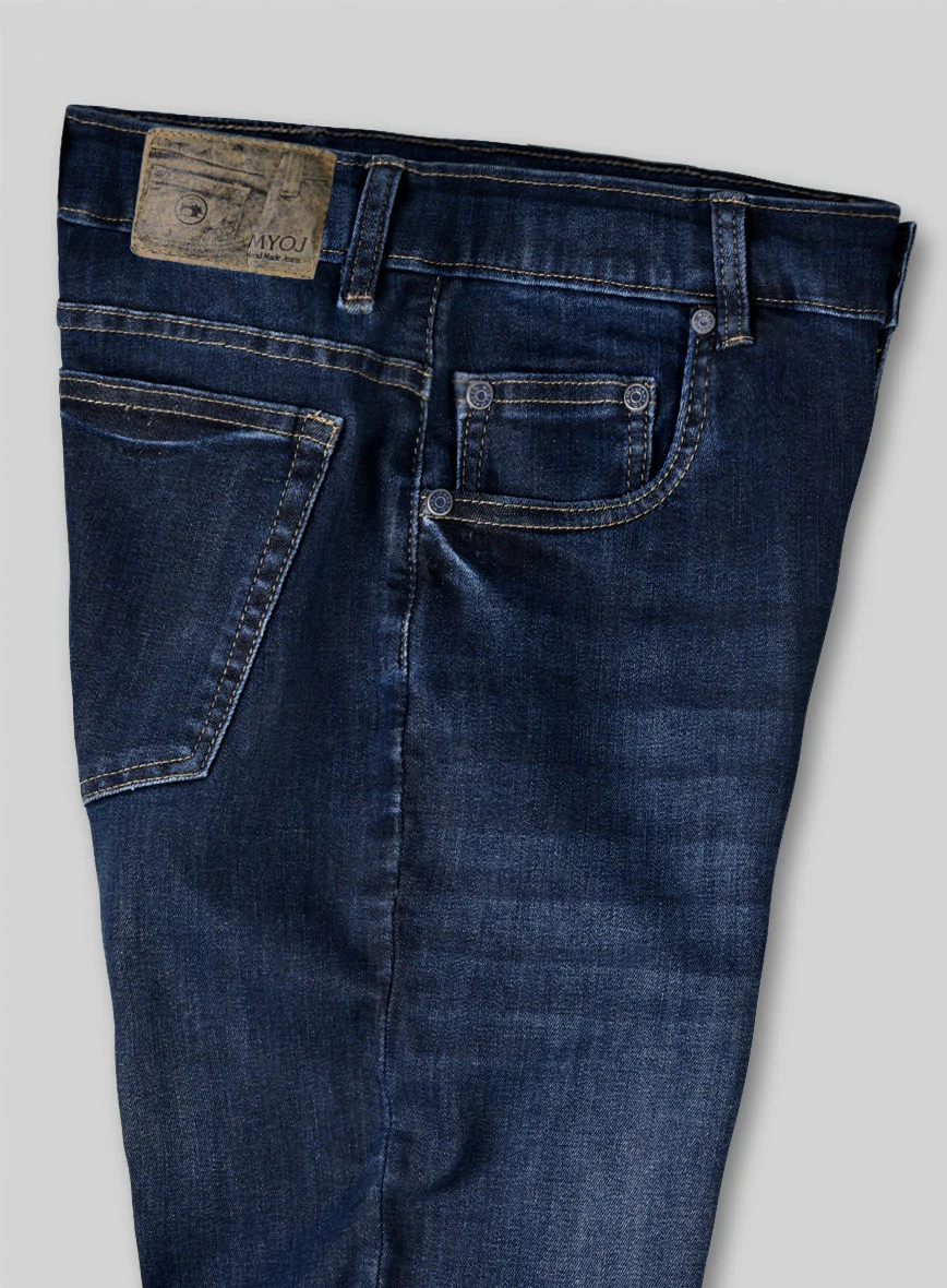 Light Weight Stretch Indigo Traveller Jeans - Image 5