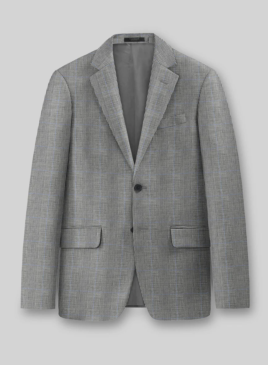 London Loom Avelio Prince of Wales Wool Jacket