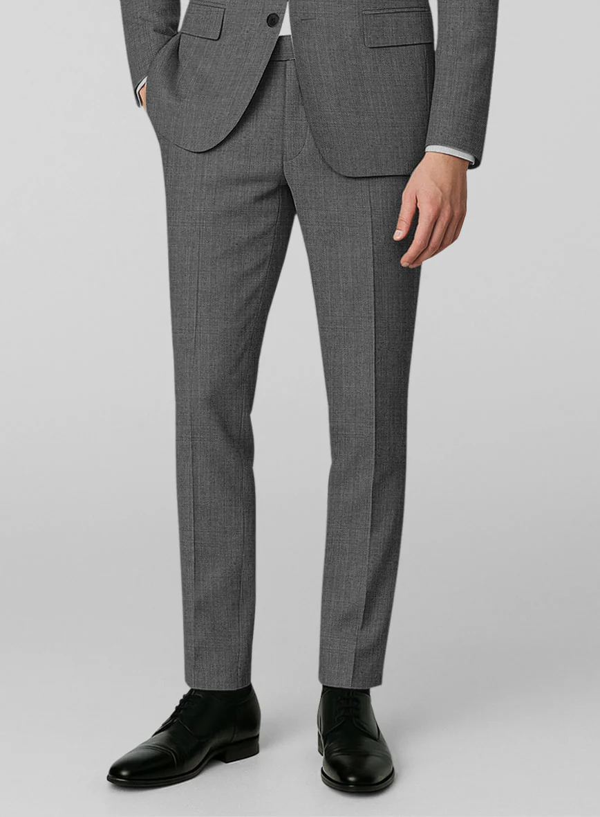 London Loom Bellari Sharkskin Wool Suit - Image 5