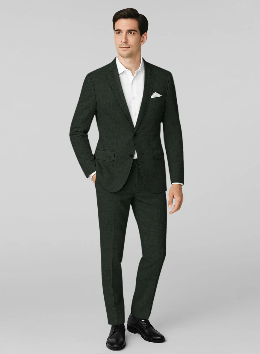 London Loom Benassi Twill Wool Suit
