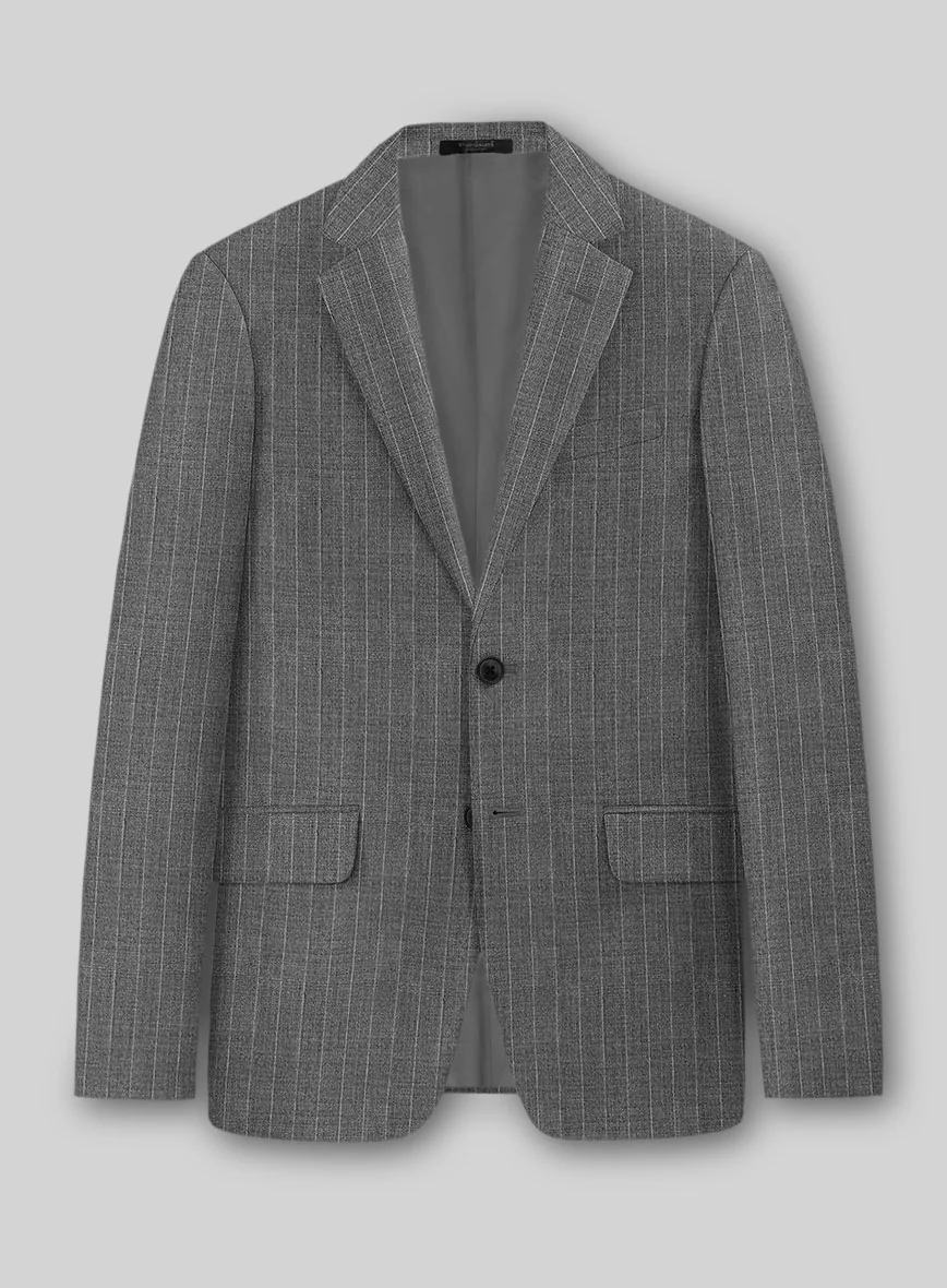 London Loom Dariox Stripe Wool Suit - Image 3