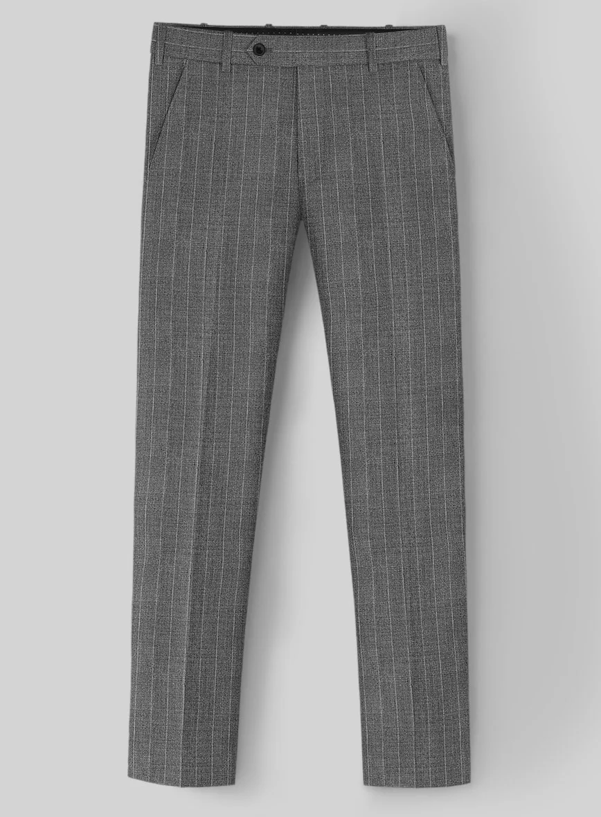 London Loom Dariox Stripe Wool Suit - Image 4