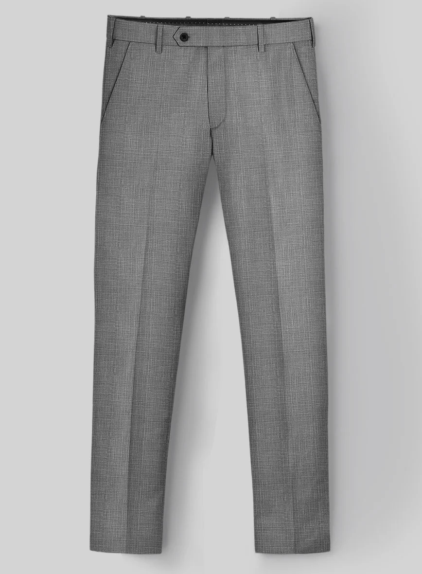 London Loom Gray Eufemia Wool Silk Linen Suit - Image 6