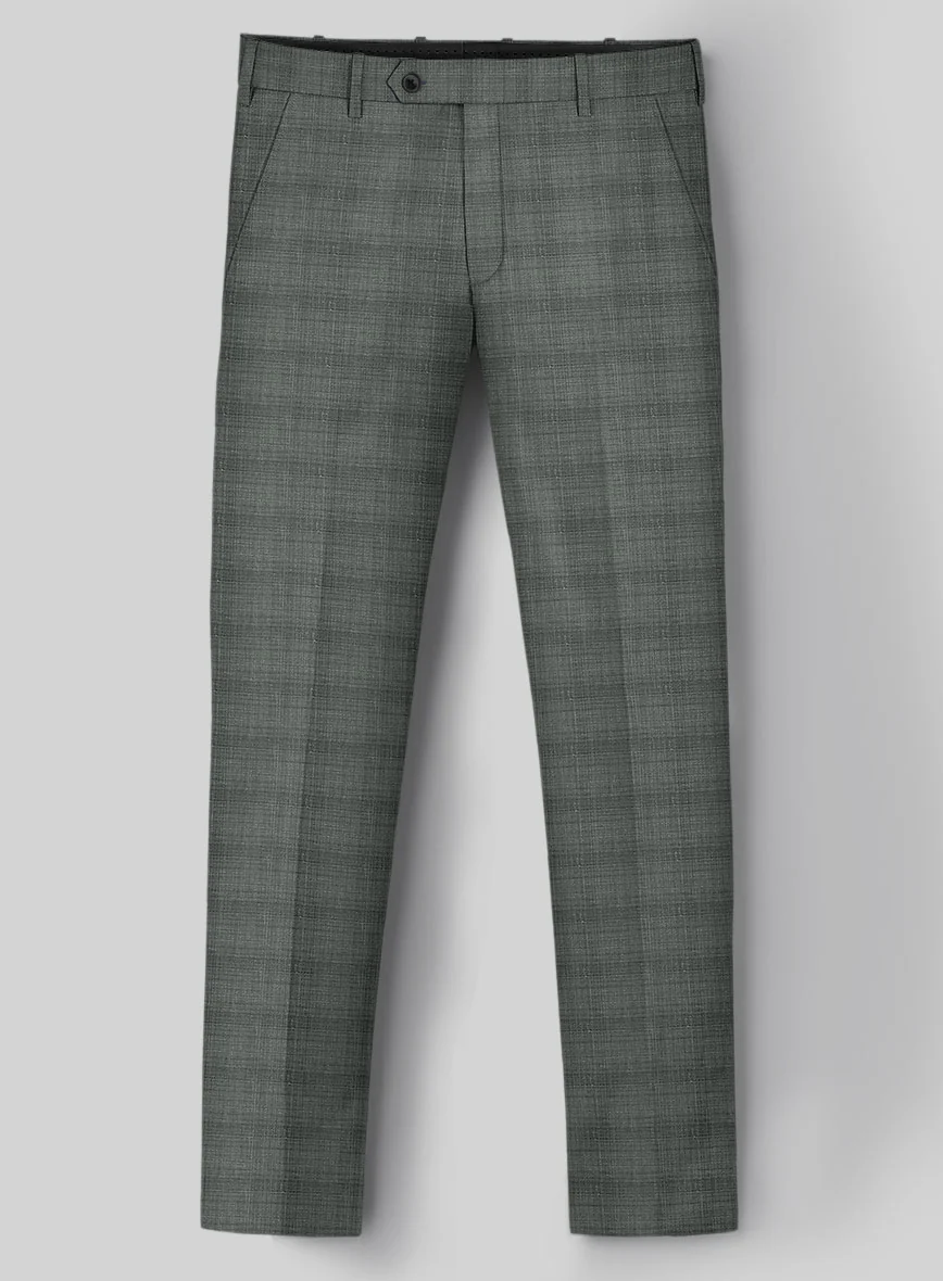 London Loom Green Bruna Wool Silk Linen Suit - Image 6