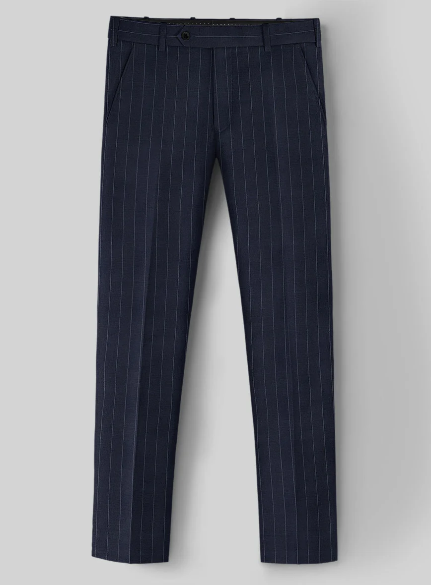 London Loom Marzino Stripe Wool Suit - Image 4