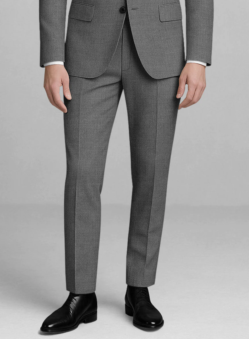 London Loom Orrenzo Birdseye Wool Suit - Image 5