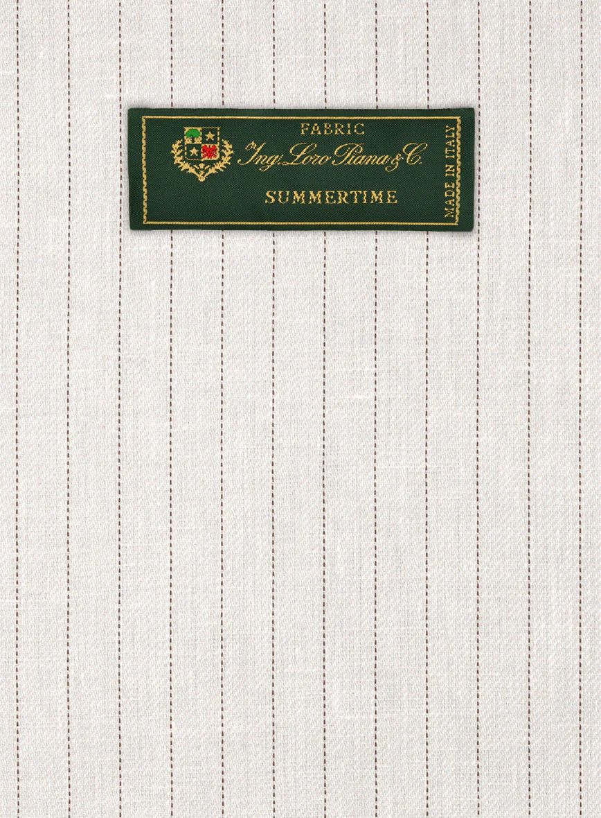 Loro Piana Benedetto Linen Wool Silk Jacket - Image 4