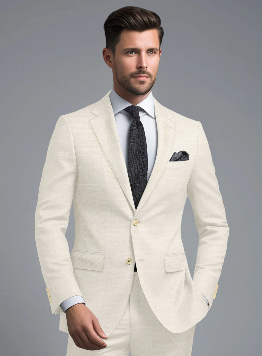 Loro Piana Bianchi Wool Silk Linen Jacket - Image 2