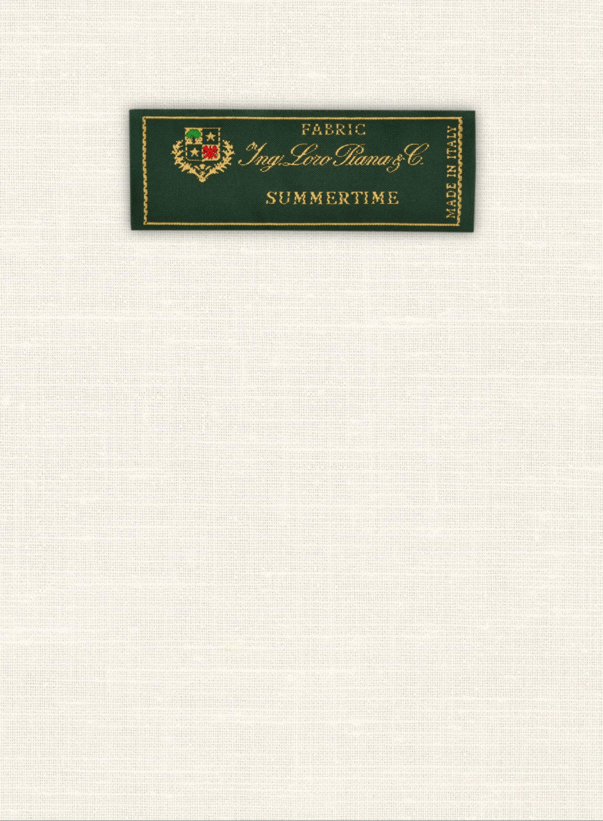Loro Piana Bianchi Wool Silk Linen Suit - Image 8