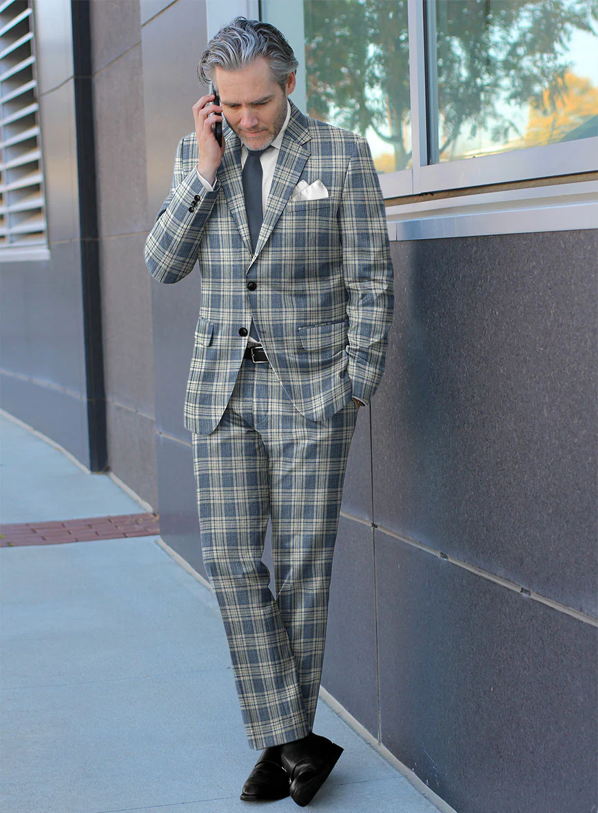 Loro Piana Brillante Wool Silk Linen Suit - Image 2