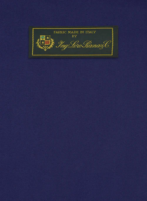 Loro Piana Indigo Blue Cotton Pants - Image 2