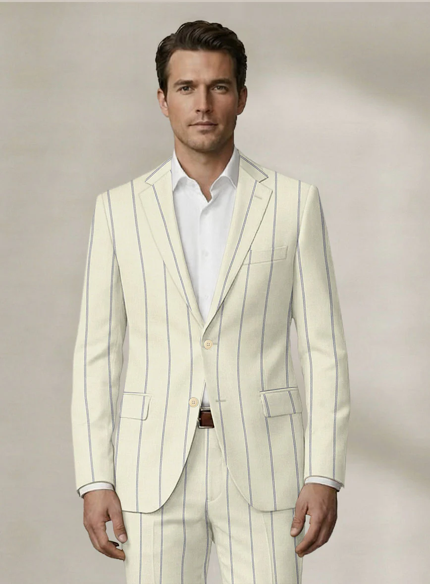 Loro Piana Oyster Summer Suit - Image 3