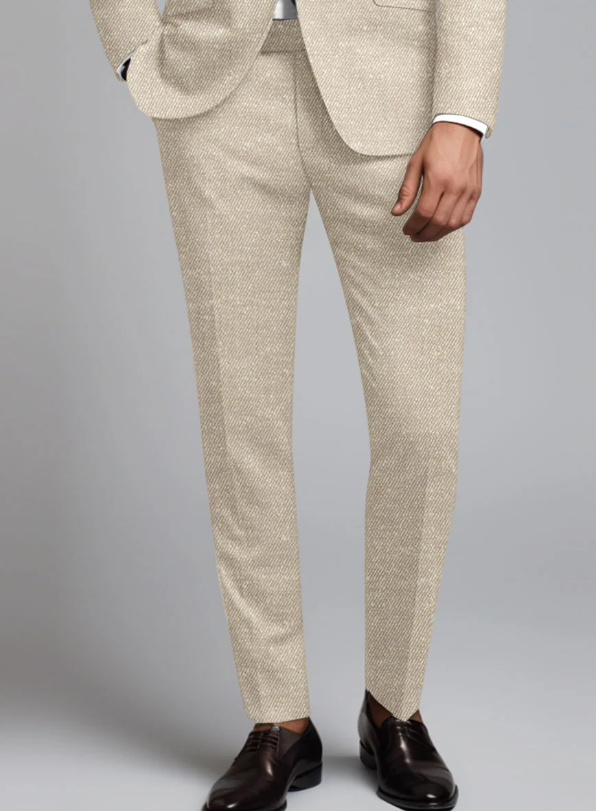 Loro Piana Salvo Wool Silk Linen Pants - Image 2