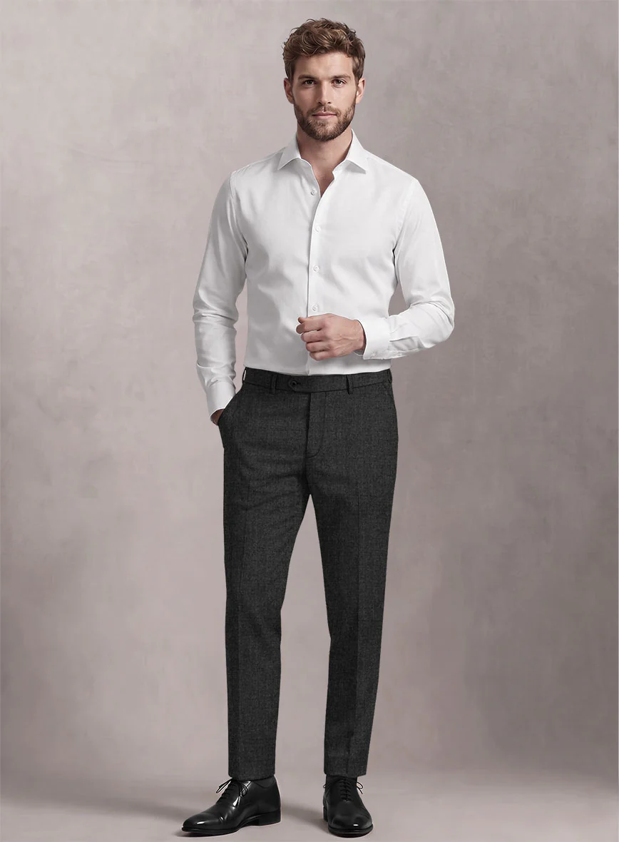Loro Piana Suitmate Charcoal Pants - Image 3
