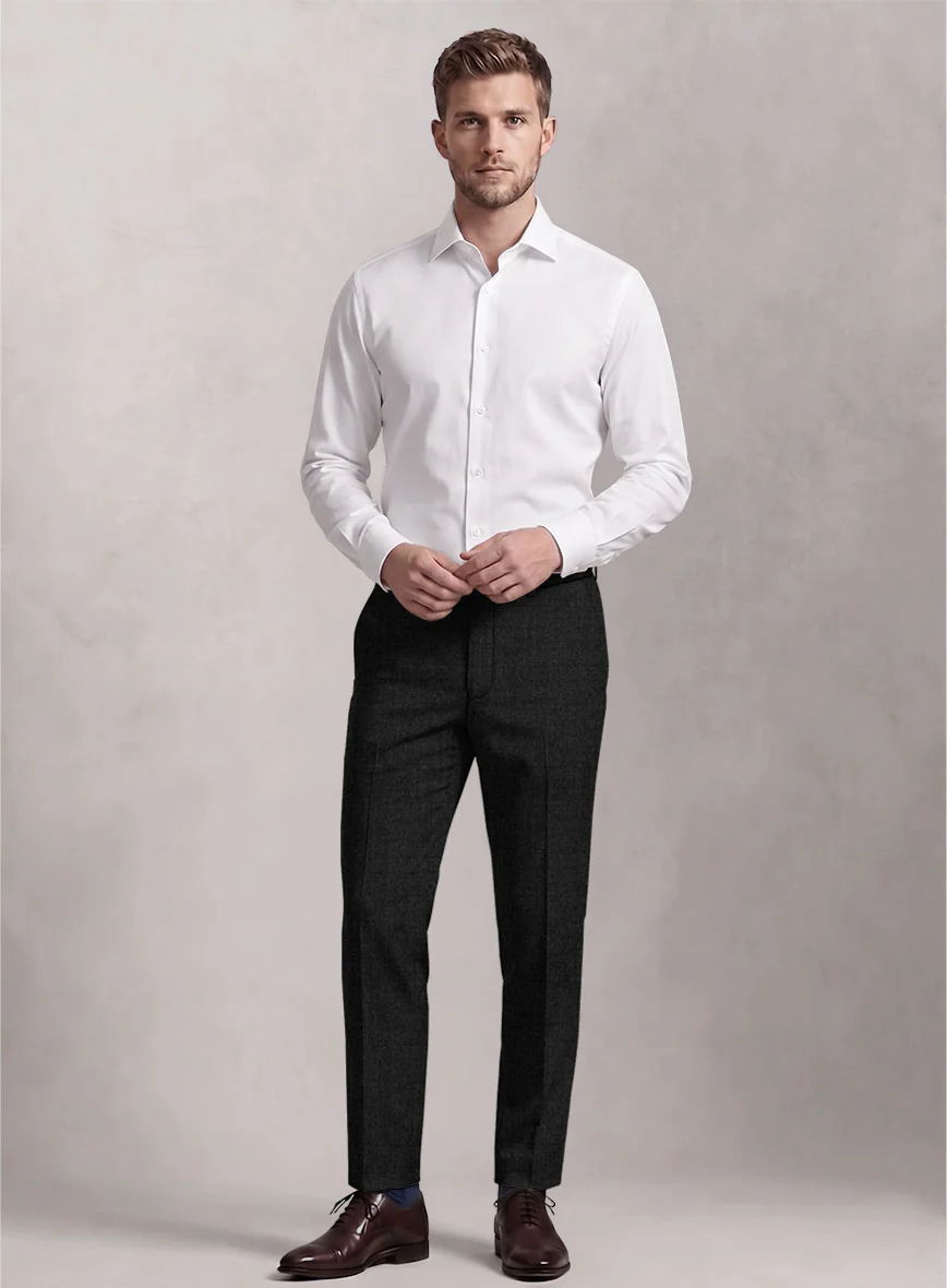 Loro Piana Suitmate Deep Charcoal Pants - Image 3