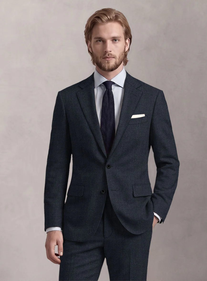 Loro Piana Suitmate Marine Blue Suit - Image 3