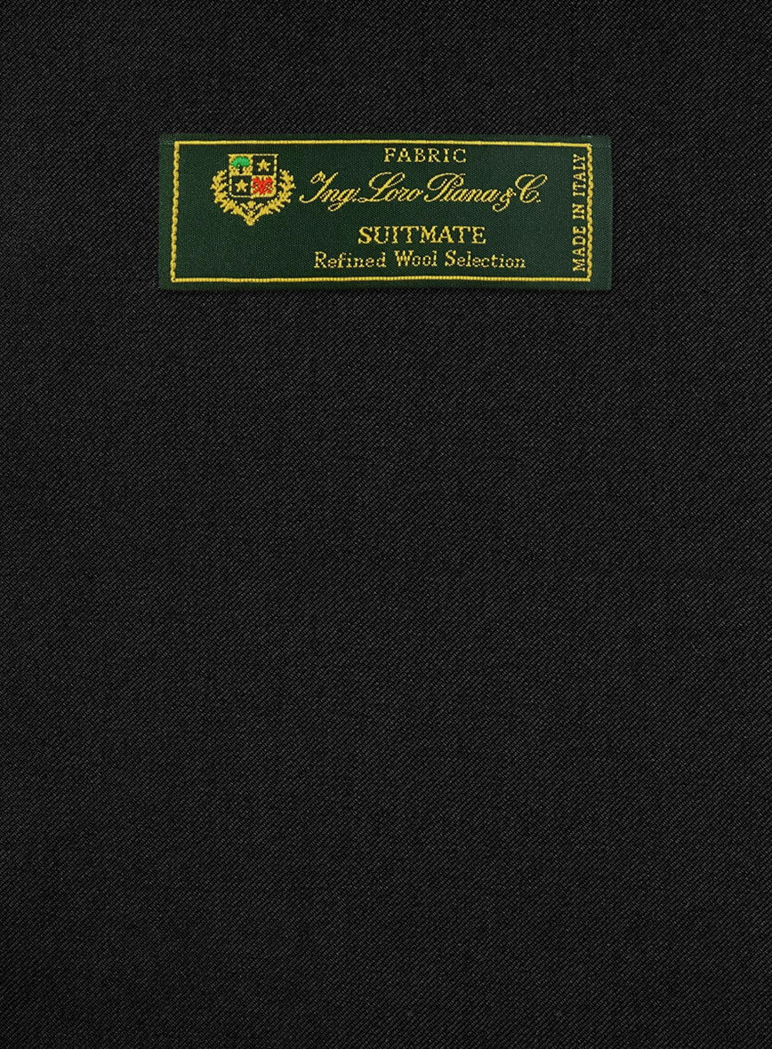 Loro Piana Suitmate Midnight Black Pants - Image 4