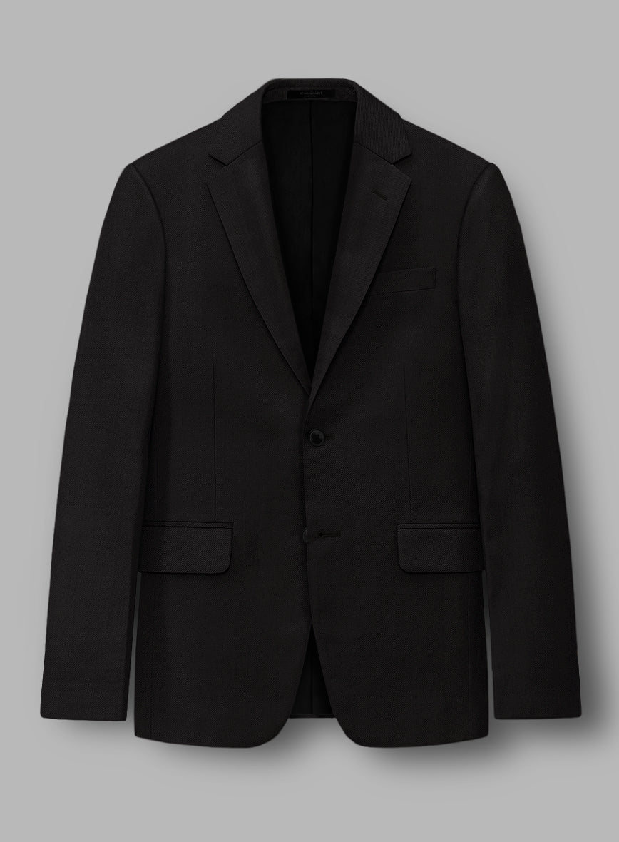 Loro Piana Zelander Black Wool Jacket