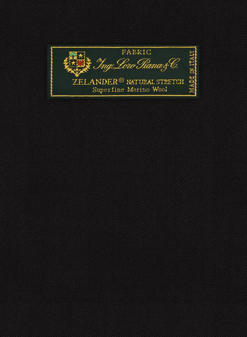 Loro Piana Zelander Black Wool Jacket - Image 3