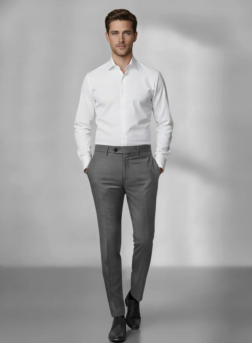 Loro Piana Zelander Gray Wool Suit - Image 6