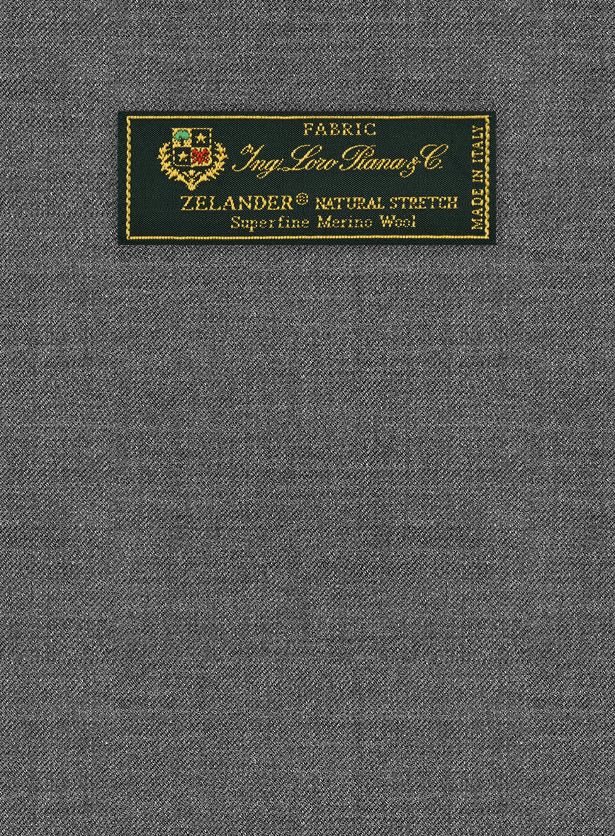 Loro Piana Zelander Gray Wool Suit - Image 7
