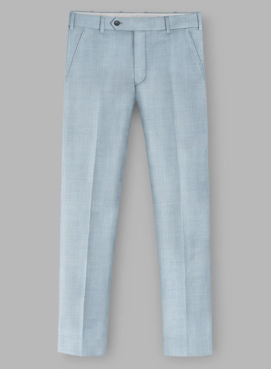 Loro Piana Zelander Light Blue Wool Suit - Image 4