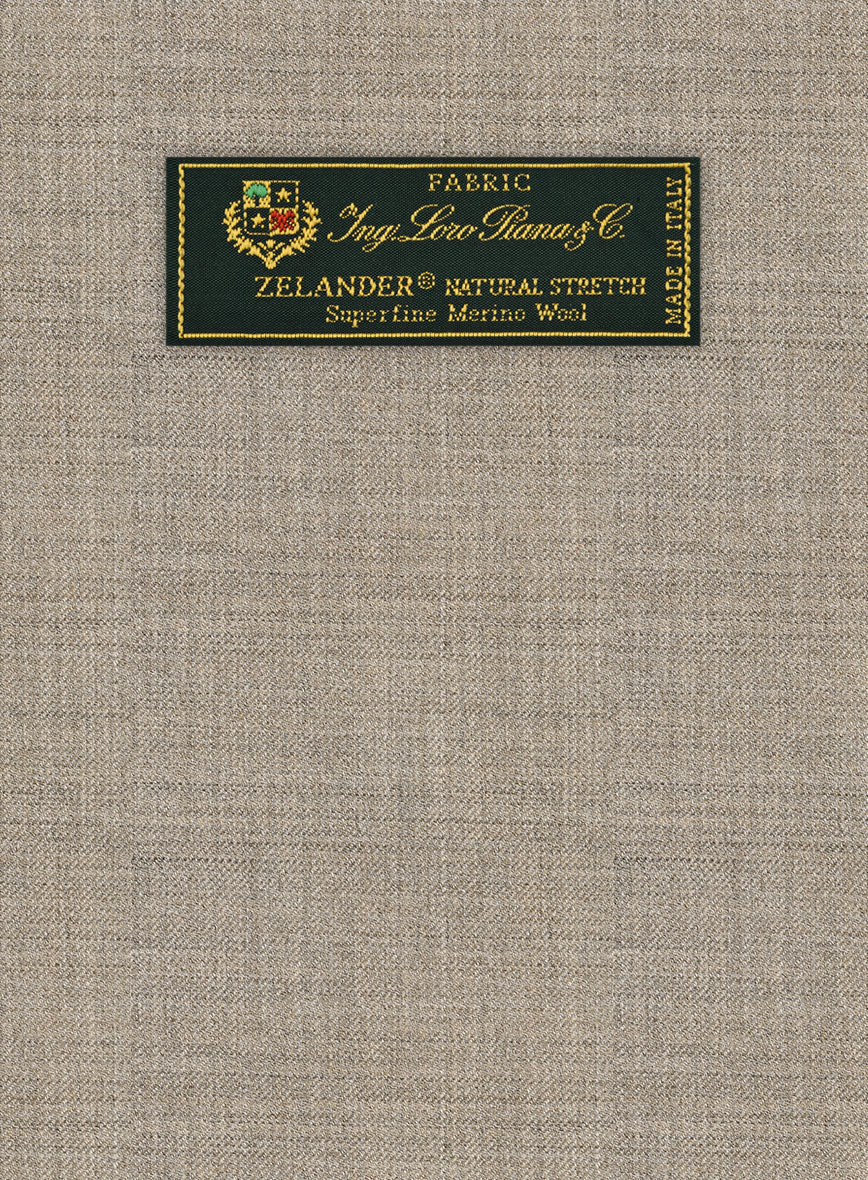 Loro Piana Zelander Light Brown Wool Jacket - Image 3