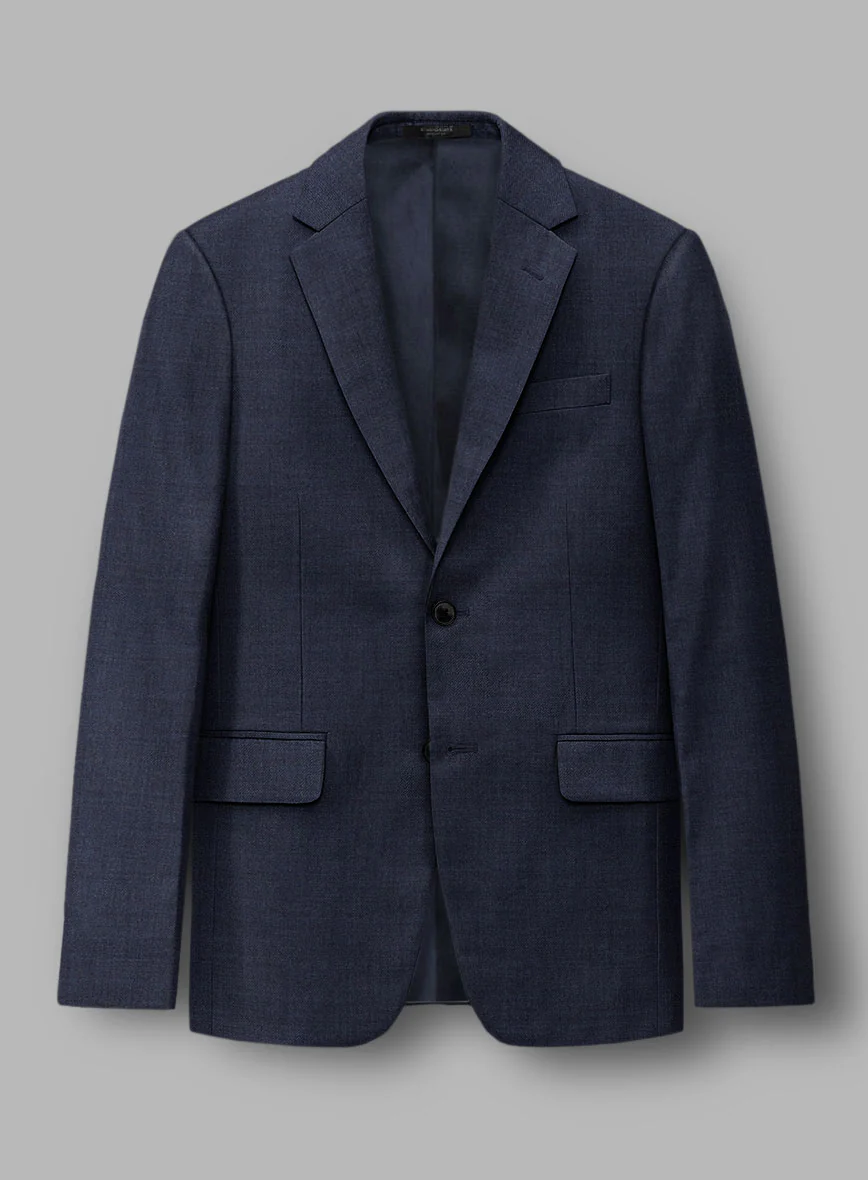 Loro Piana Zelander Steel Blue Wool Suit - Image 2