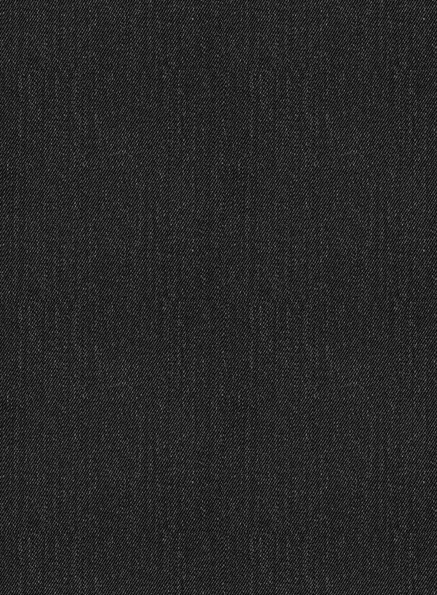 Marco Stretch Dark Charcoal Wool Pants - Image 3