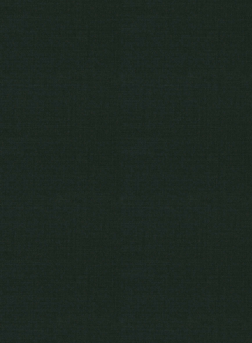 Marco Stretch Dark Green Wool Jacket - Image 3