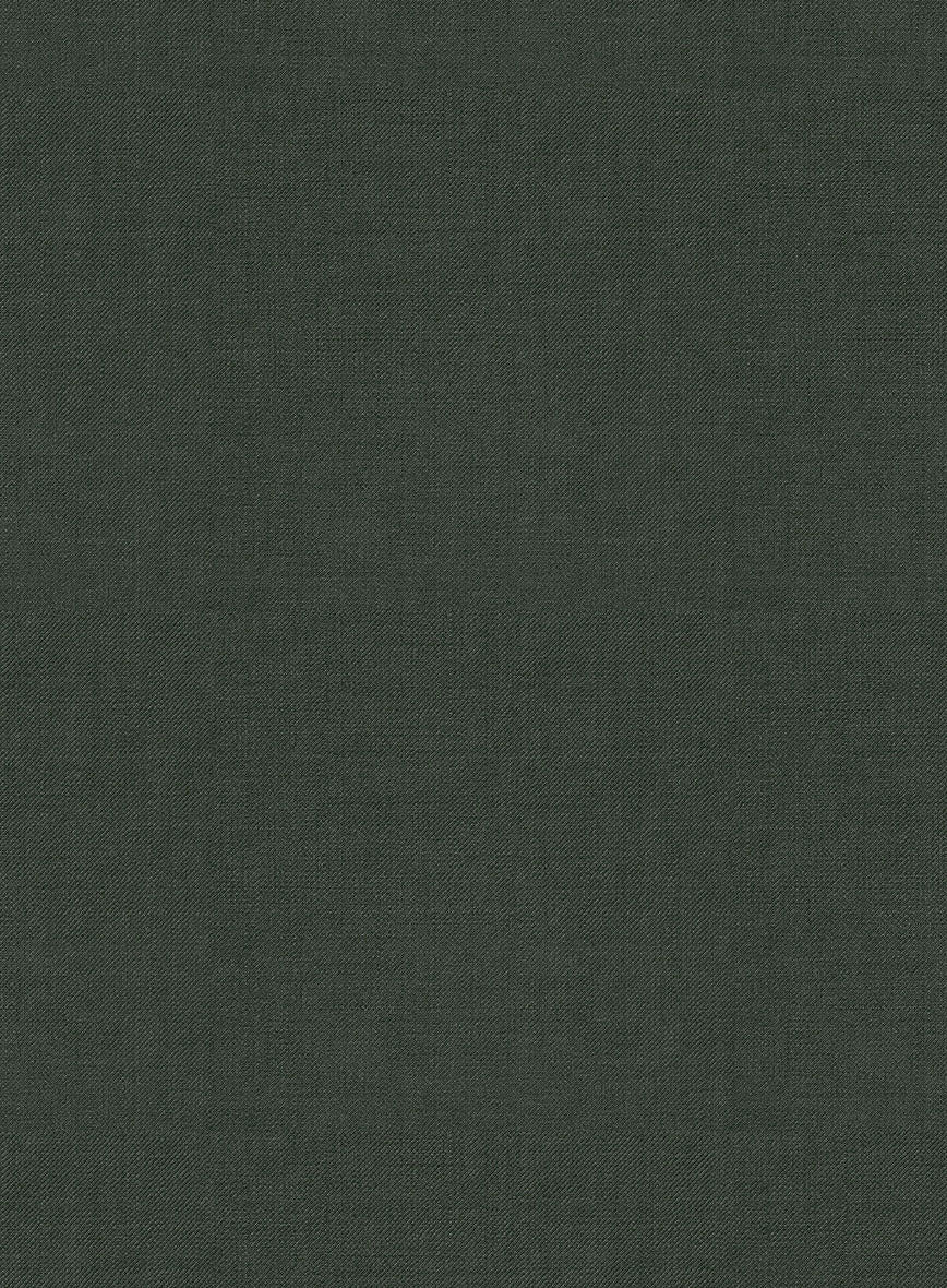 Marco Stretch Military Green Wool Suit - Image 7
