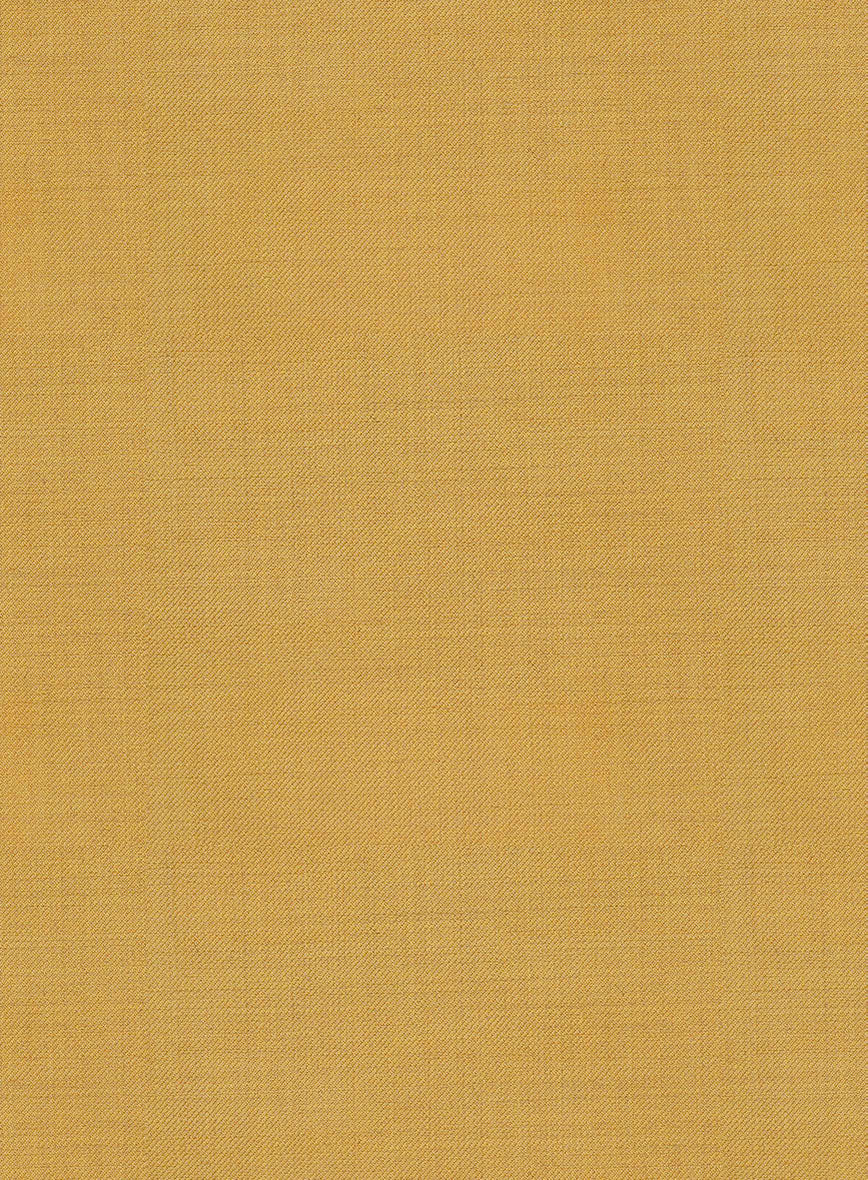 Marco Stretch Mustard Wool Suit - Image 8
