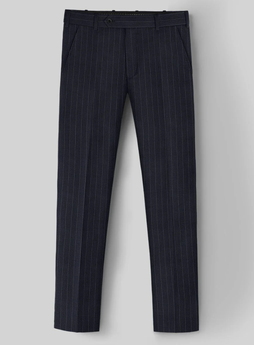 Marco Stretch Orencio Pinstripe Wool Pants