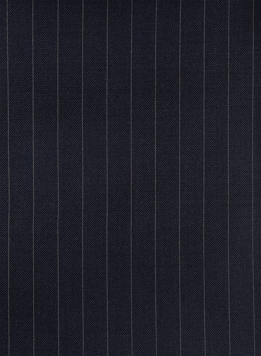 Marco Stretch Orencio Pinstripe Wool Suit - Image 6