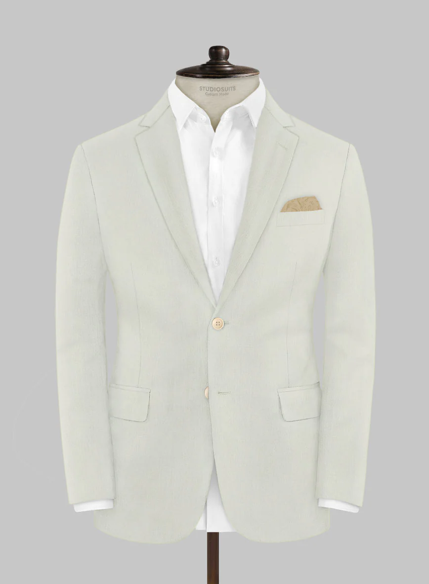 Marco Stretch Pale Green Wool Suit - Image 3