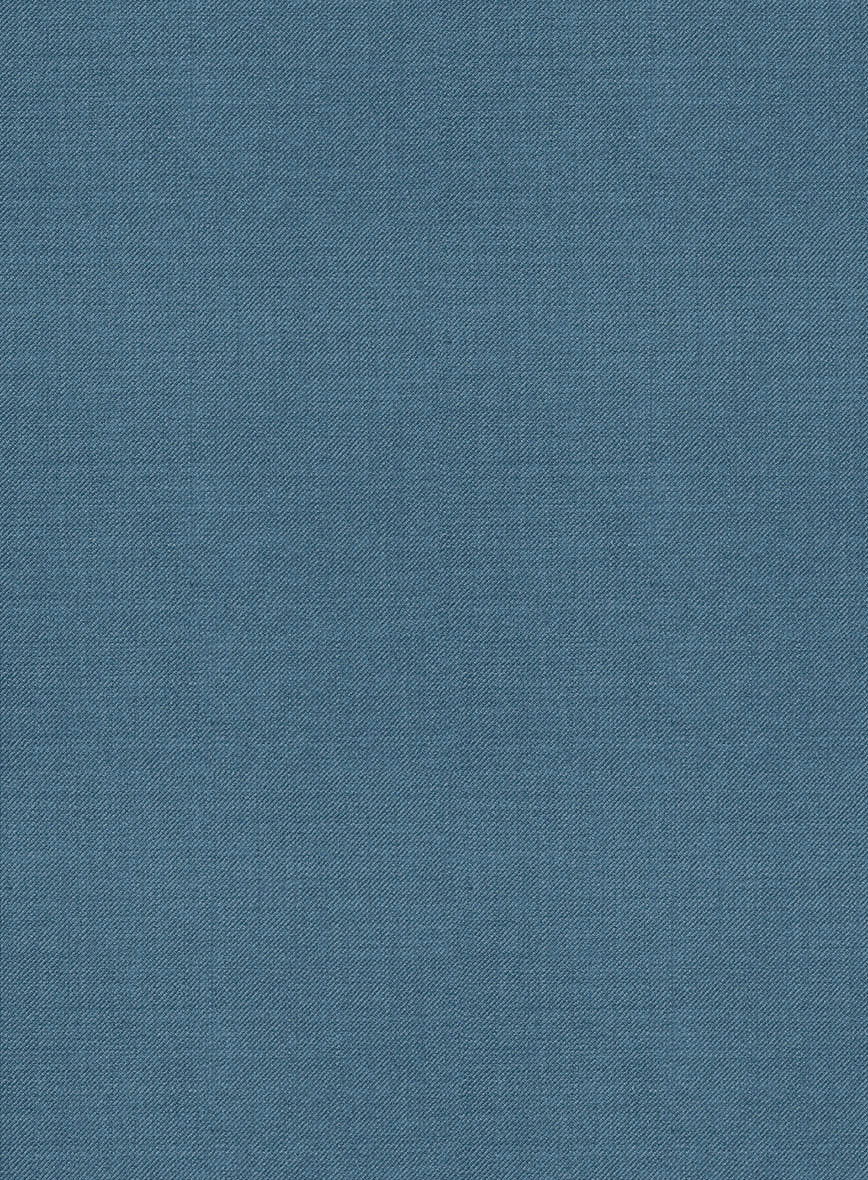 Marco Stretch Rich Blue Wool Suit - Image 7