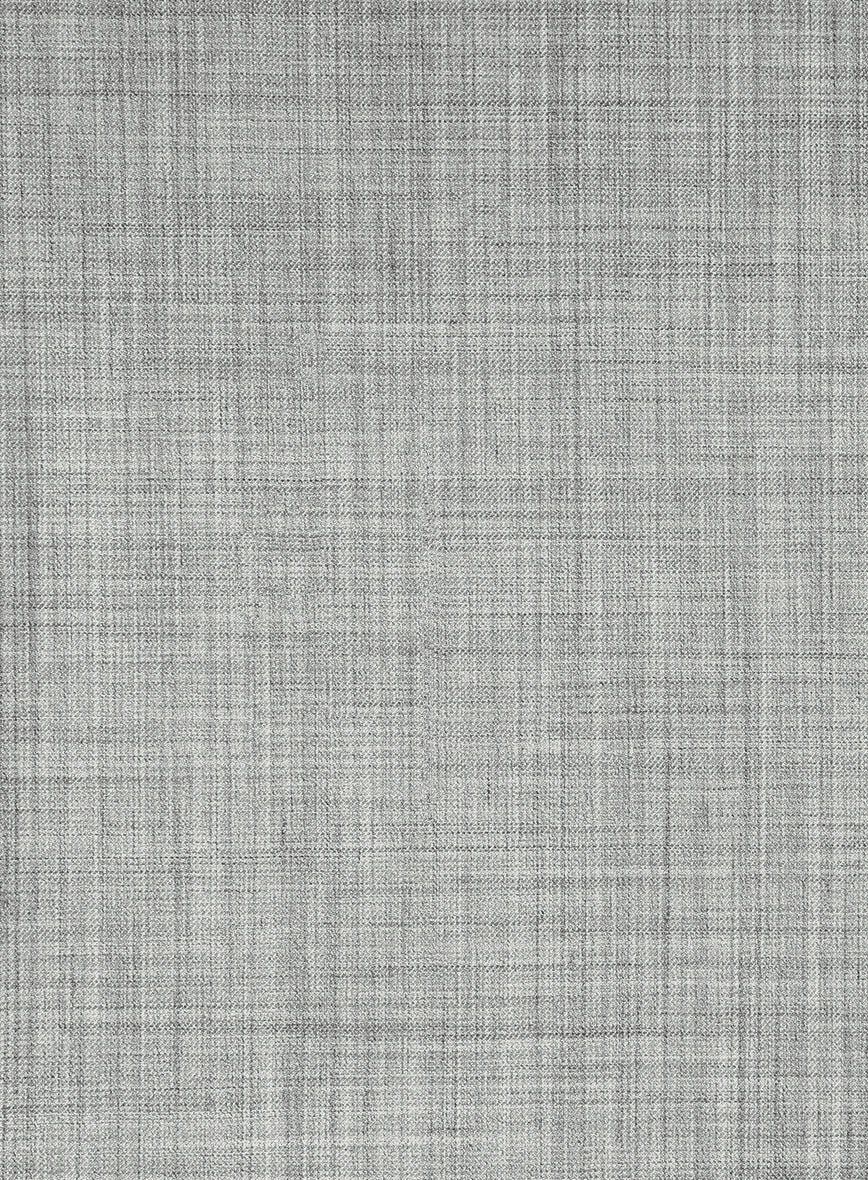 Marco Stretch Worsted Light Gray Wool Suit - Image 7