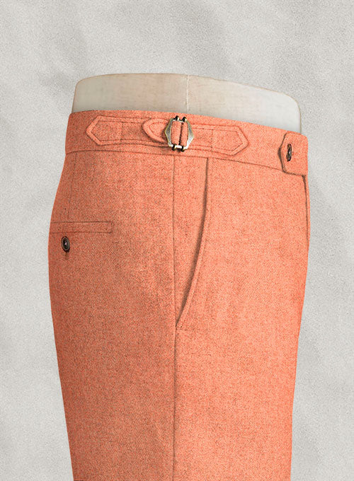 Melange Musk Highland Tweed Trousers - Image 3