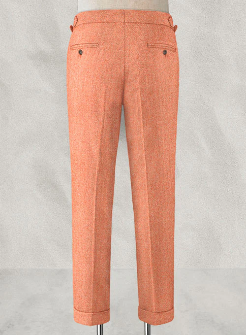 Melange Musk Highland Tweed Trousers - Image 7