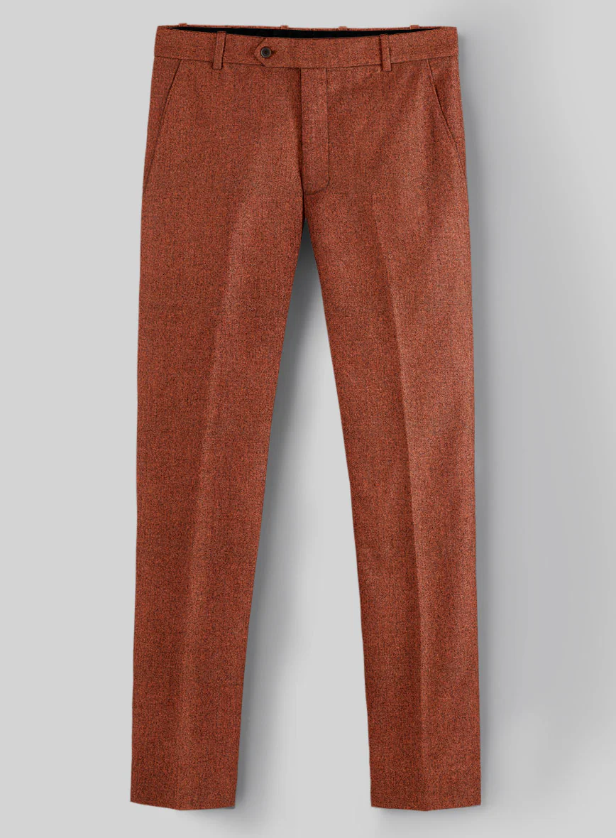 Melange Titan Rust Tweed Suit - Image 8