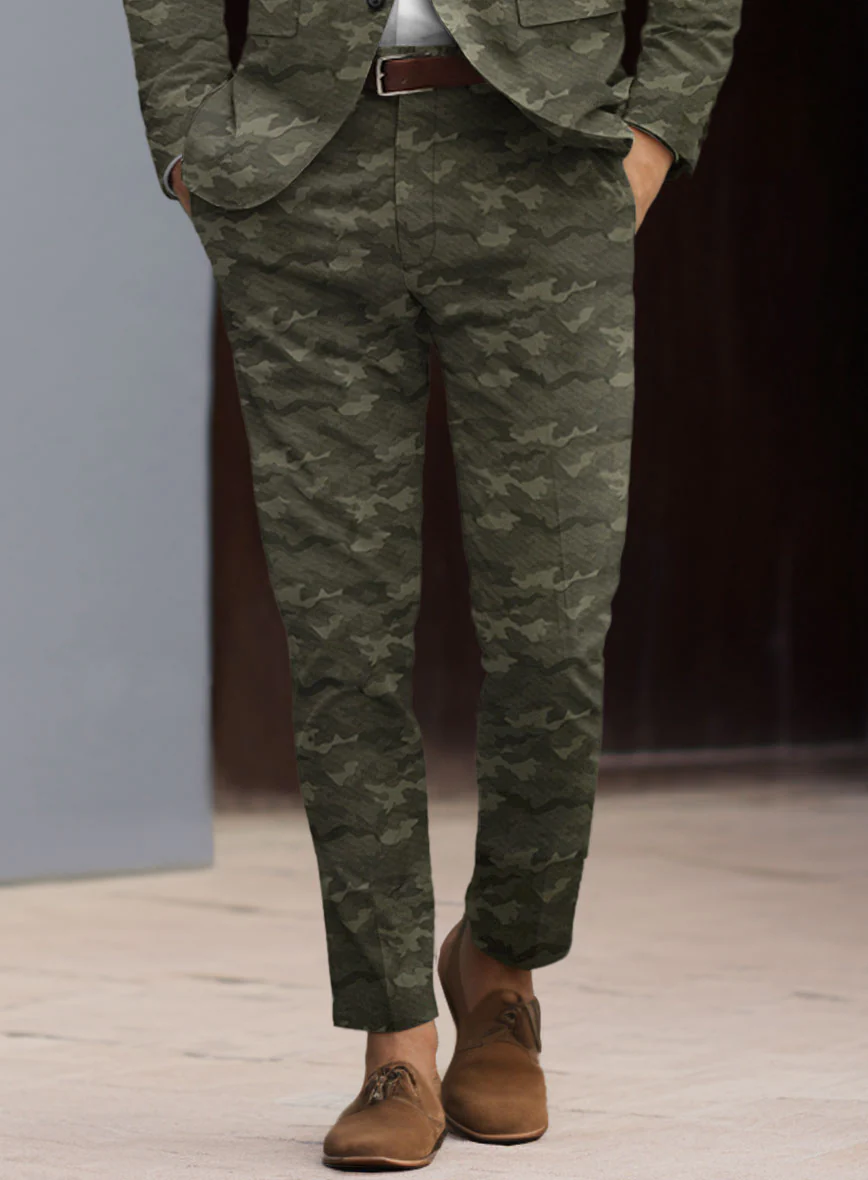 Modern Green Camo Pants - Image 2
