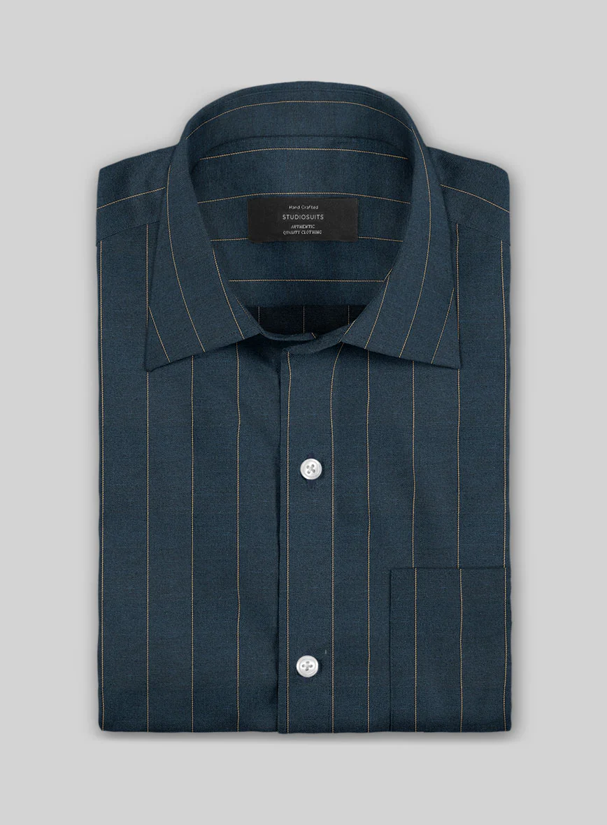 Monarch Pinstripe Cotton Shirt