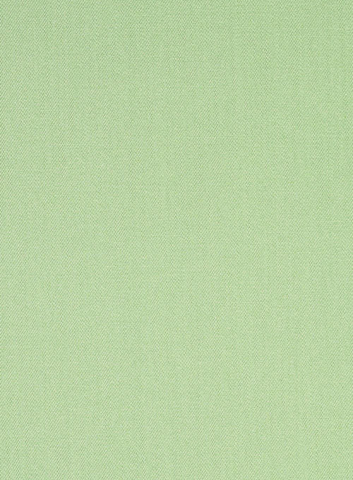 Moss Green Stretch Twill Shirt - Image 3