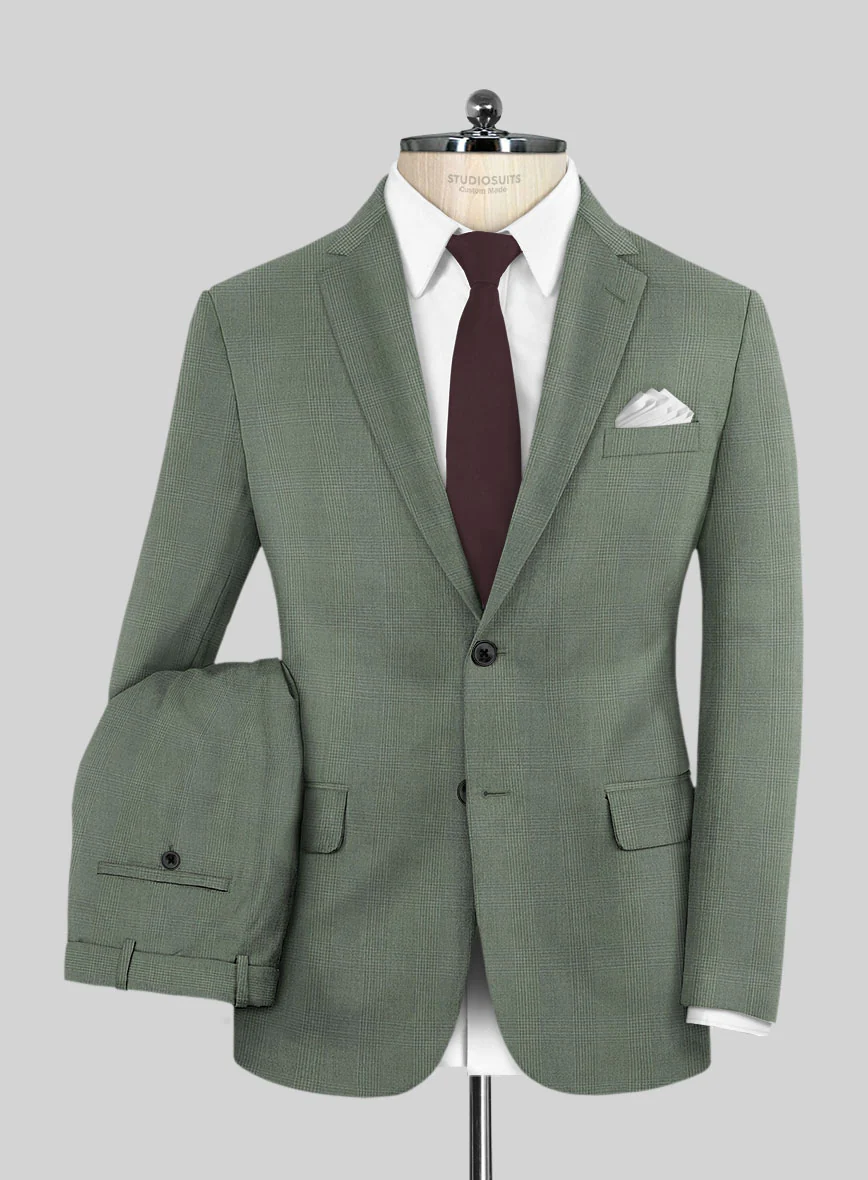 Muted Green Glen Suit