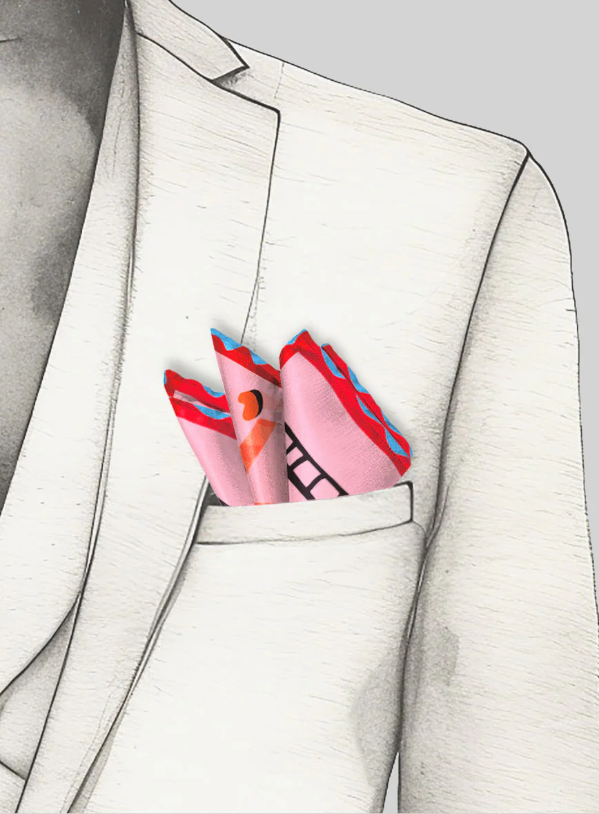 Mythara Silk Pocket Square - Image 4