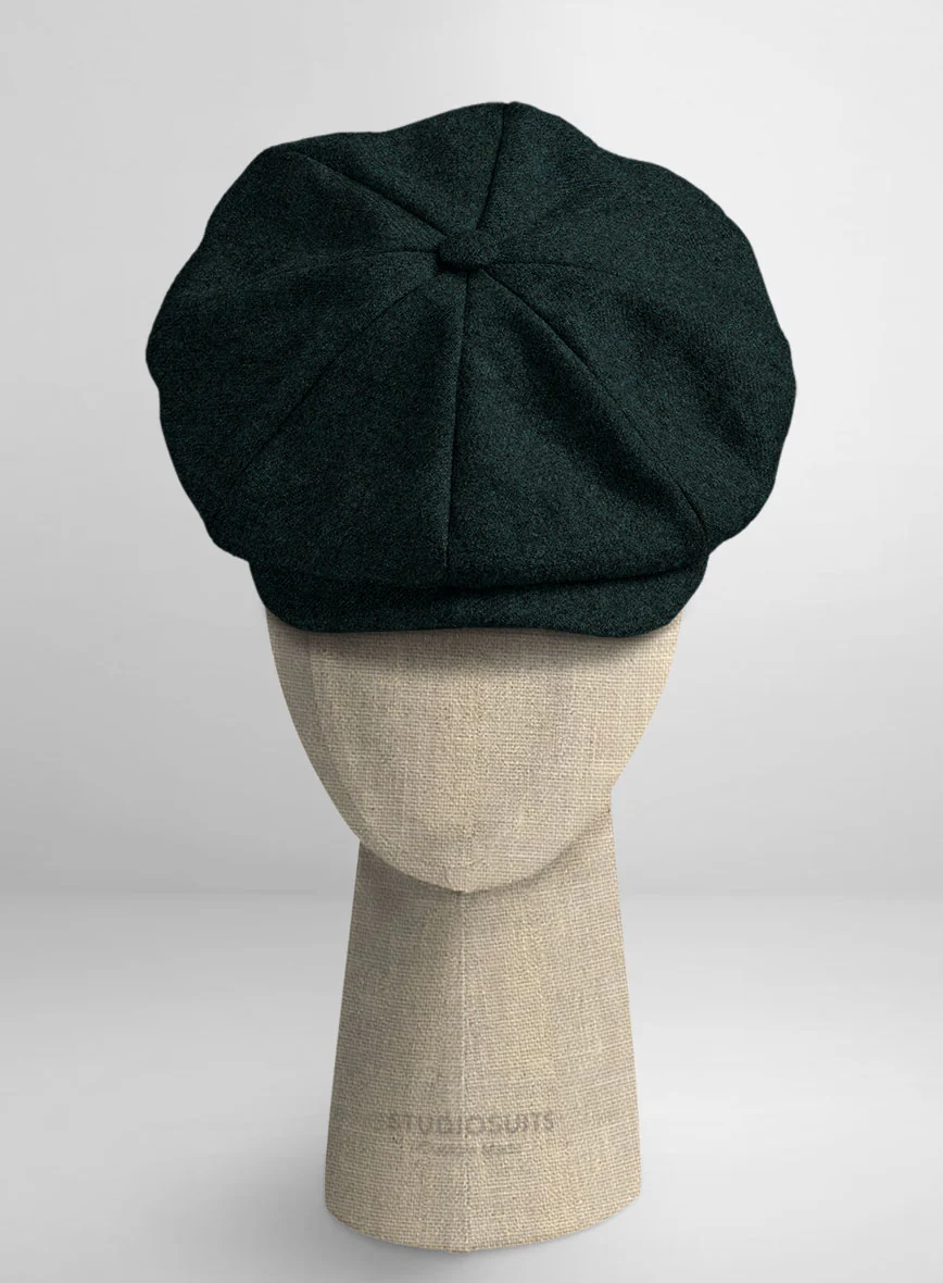 Naples Bello Green Tweed Newsboy Cap