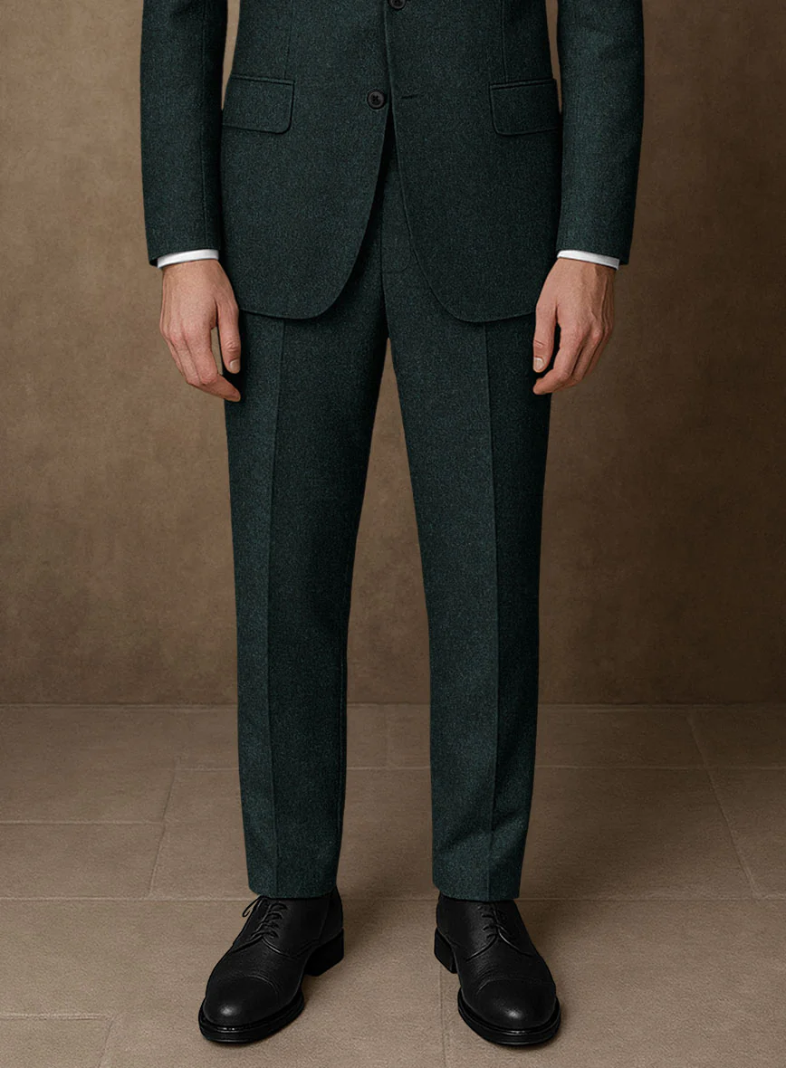 Naples Bello Green Tweed Pants
