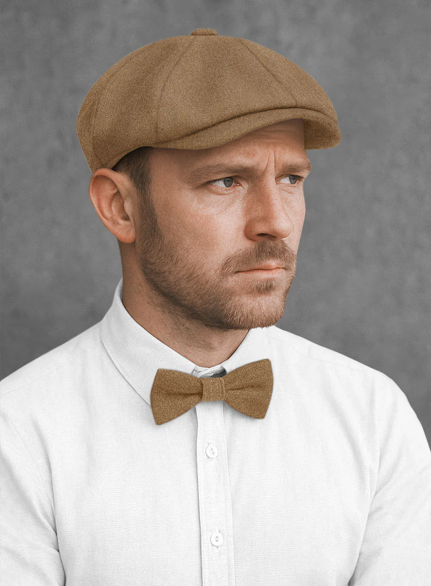 Naples Biscotti Tweed Newsboy Cap - Image 2